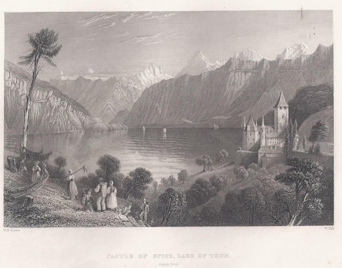 <p>318.2  Castle of  Spiez Lake of Thun</p>